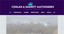 Desktop Screenshot of conlanbarrettauctioneers.com